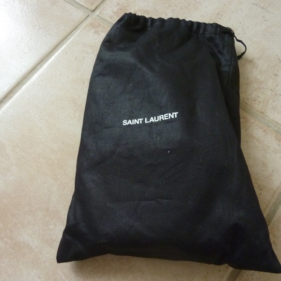 YSL Saint Laurent $2450 Zebra Pattern 'Kate' Logo Embellished Shoulder Bag - Picture 6 of 9